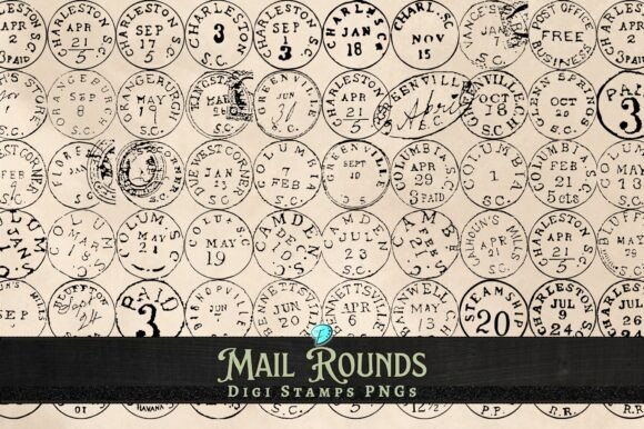 Download Mail Rounds Digi Stamps Transparent PNG - Transparent png Collection