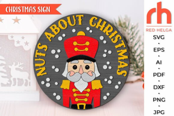 Download Nuts About Christmas SVG, Nutcracker DFX - Premium Resources