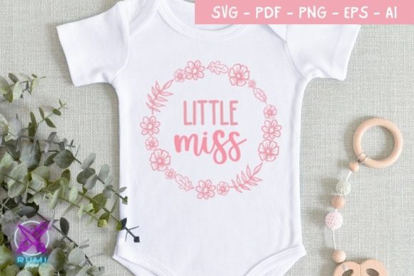 Download Little Miss, Baby Saying, Newborn Onesie - Saying Collection