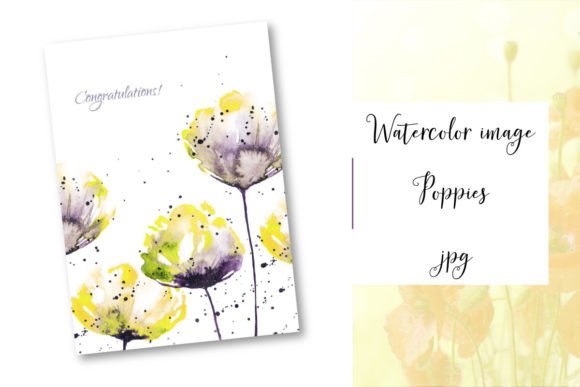 Download Postcard, Poppies, Sketch, Watercolor - Watercolor Collection