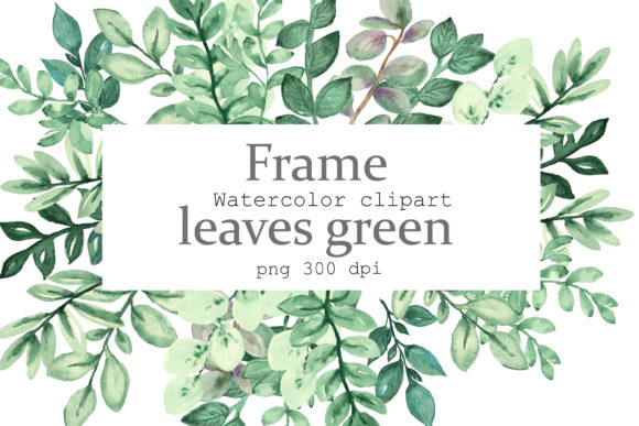 Download Wreath Eucalyptus Watercolor Frame.png. - Watercolor Collection