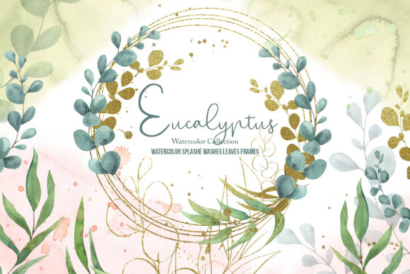 Download Eucalyptus Watercolor Collection - Watercolor Collection