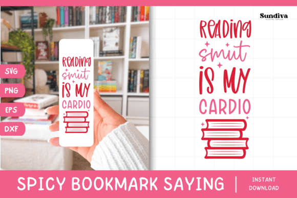 Download Spicy Bookmark Saying SVG Book Lover 11 - Saying Collection