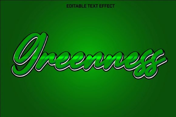 Download Greenness Editable Text Effect - Greenness Collection
