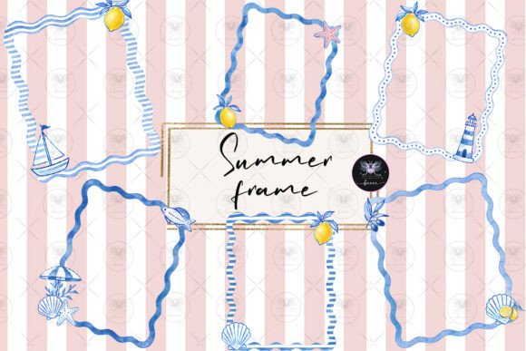 Download Summer Frame Clipart Watercolor - Watercolor Collection