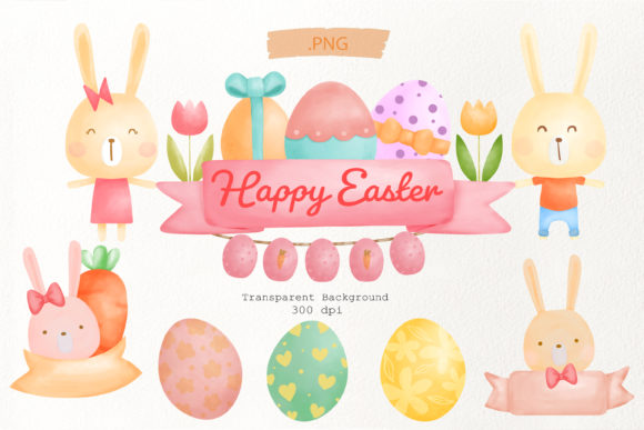 Download Easter Elements Watercolor&nbsp; - Watercolor Collection