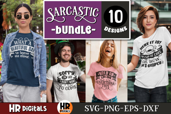 Download Funny Sarcastic Humor Sayings SVG Bundle - Saying Collection